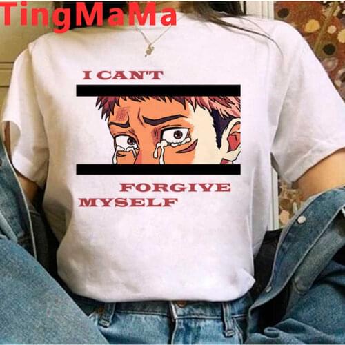 Jujutsu Kaisen Gojo Satoru Yuji Itadori t shirt male print tumblr 2021 harajuku t-shirt clothes harajuku kawaii