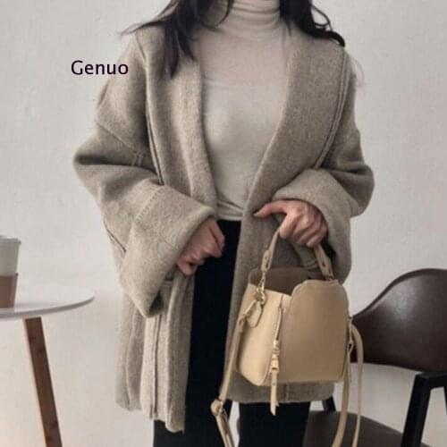 Genuo Women's Flared Coats