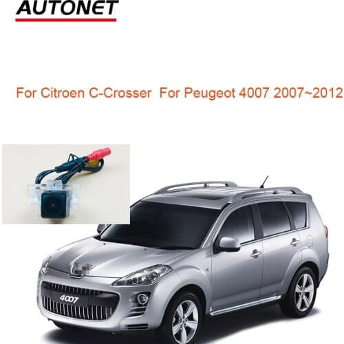 Autonet HD 1280*720 Fisheye Rear View Camera For Citroen C-Crosser For Peugeot 4007 2007~2012 car parking reserved hole camera