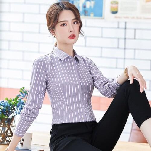 Женские рубашки в полоску MVJT DAIR China At AliExpress