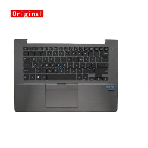 NEW Case Cover For ASUS BU403 BU403UA Palmrest With Touchpad Fingerprint reader
