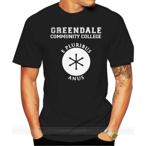 Greendale Community College Series Comedy Funny Tshirt Tee cotton tshirt men summer fashion t-shirt euro size