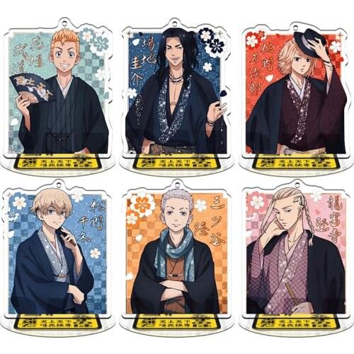 Tokyo Revengers Manjiro Ken Takemichi Hinata Atsushi Acrylic Stand Figure Model Plate Decoration Cosplay Gifts