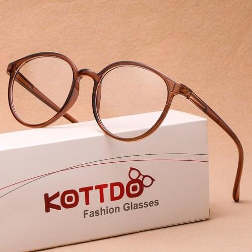 Vintage Round Women Eyeglasses Men Computer Optical Glasses Frame Fashion Trendy Eyewear for Prescription Glasses Unisex