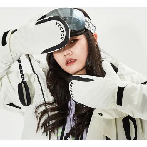 Women Ski Gloves Warm Heated Mittens Men Waterproof Hand Warmer Outdoor Snow Gloves Motorcycle Riding Gloves Snowboard Gloves