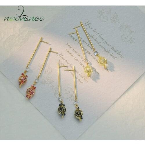 Nextvance Charm 14k Earrings 2021 Trend 4 Colors Lantern Earrings For Women Copule Genshin Impact Anniversary Jewlry Gift