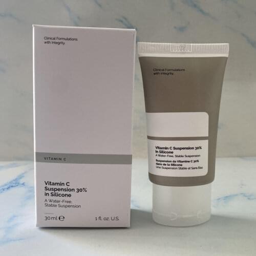 10Pcs/lot Wholesale Stable Cream Vitamin C Suspension 30% In Silicone 30ml Brighten Whitening Primer Base Foundation