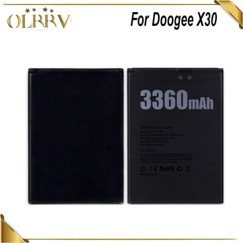 OLRRV 3360mAh High Capacity Battery for Doogee X30 High Quality mobile phone Battery For Doogee X30