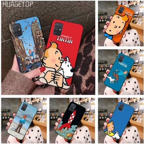 French cartoon The Adventures of Tintin Phone Case For Samsung Galaxy A21S A01 A11 A31 A81 A10 A20 A30 A40 A50 A70 A80 A71 A51