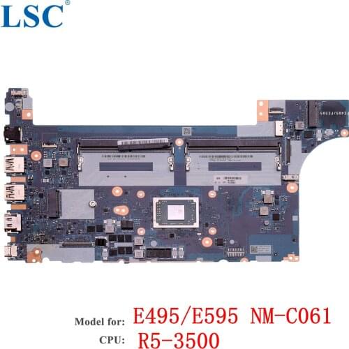 For Lenovo ThinkPad E595 E495 Laptop Motherboard R5-3500 FRU:02dL979 NM-c061