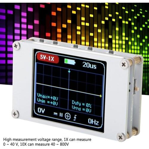 DSO188 Handheld Mini Pocket Portable Ultra-Small Digital Oscilloscope 1M Bandwidth 5M Sample Rate Digital Oscilloscope Kit