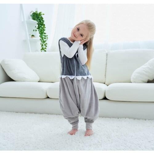 Toddler Baby Boys Girls Clothes Animal Cartoon Soft Jumpsuit Wearable Blanket Sleep Bag Childrens Clothing From 2 To 7 Years