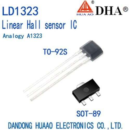 LD1323 A1323 Linear Hall sensor ASIC TO-92S SOT-89
