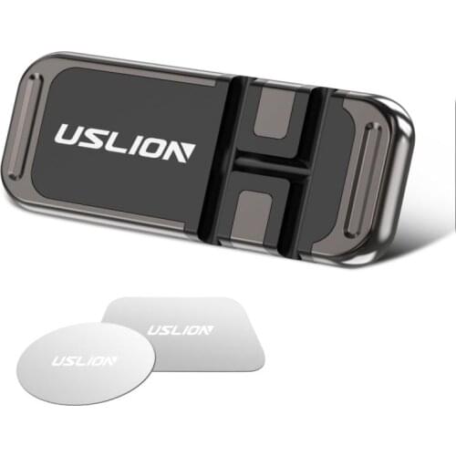 Magnetic Car Phone Holder Rotatable Mini Strip Shape Stand For Huawei Metal Strong Magnet GPS Car Mount Bracket For IPhone 11