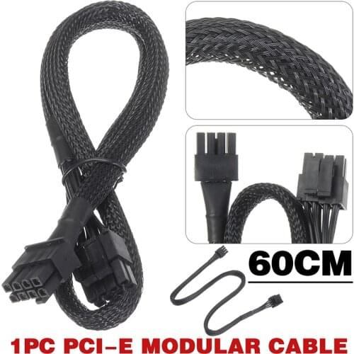 CPU PCI-E Dual 8-Pin To 8-Pin(6+2-Pin) Modular Power Supply Cable For Corsair Computer Cables External Connectors