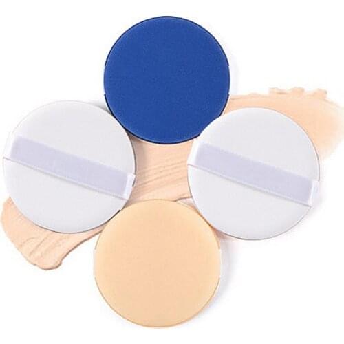 2Pcs Soft Sponge Round Makeup Powder Puff for Foundation BB Cream Air Cushion Mini Face Makeup Sponge Cosmetics Soft Washable