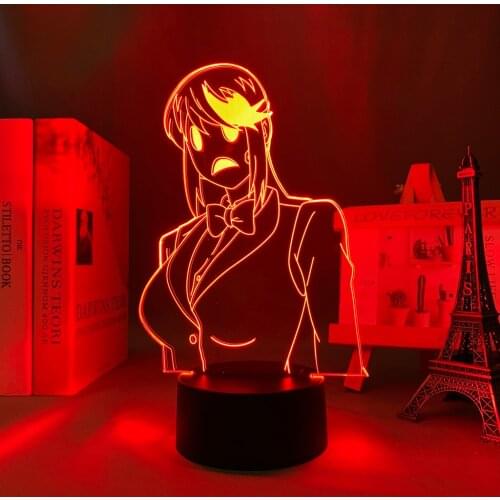 Table Lamp Anime High Rise Invasion Waiter Mask for Bedroom Decoration Led Night Light Birthday Gift Room Decor Manga 3d Light