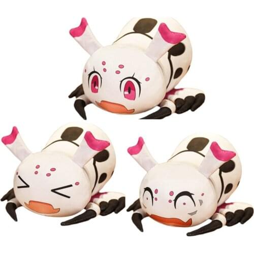 New Japan Anime So I'm a Spider, So What? Cute Big Spider Cosplay Plush Stuffed Pillow Cushion Doll Toy Kids Girls Gifts 40cm