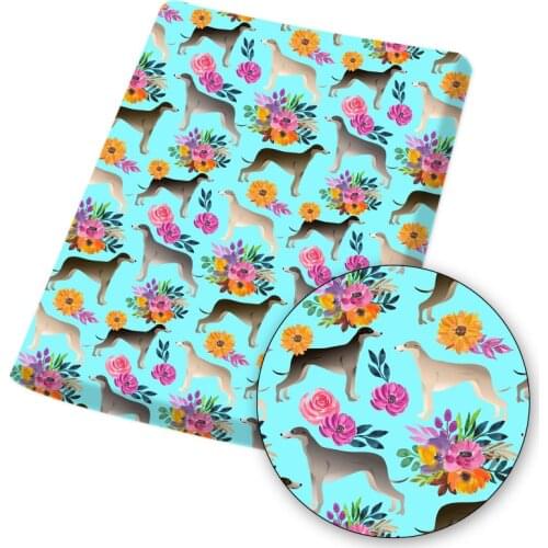 Polyester Cotton Fabric By The Yard Animals Printed Cloth Sheets Dress Making Handmade Masks DIY Crafts Supplies 45*145cm 1pc