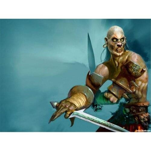 World Of Warcraft Printed 11CT Cross-Stitch Patterns Embroidery DMC Threads Knitting Painting Craft Sewing Room Promotions