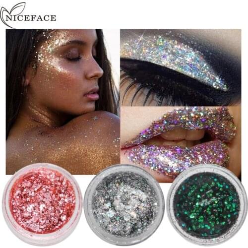 1pc Fashion Natural 7 Colors Brighten Jelly Glitter Gel Highlight Colorful Eye Shadow Pearlescent Sequins Eyeshadow Paste TSLM1