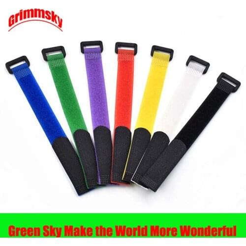 10Pcs/Lot Wire Reusable Cord Organizer Wire 20X2cm Colorful Computer Data Cable Power Cable Tie Hook and Loop Strap
