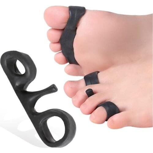 2pcs/1pair Toe Separator Correction Hallux Valgus Corrector Silicone Orthopedic Hammer Separator Relief Foot Pain Care Tool