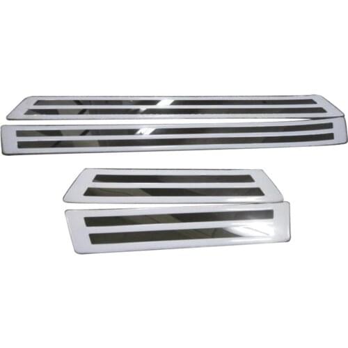 4PCS Car Door Sill Scuff Protector Guard Stripe Fit For Mazda CX5 CX-5 KF 2017 2018 2019 2020 Accessories Decoration