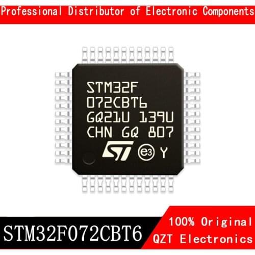 5pcs/lot new original STM32F072CBT6 STM32F072 LQFP-48 microcontroller MCU In Stock