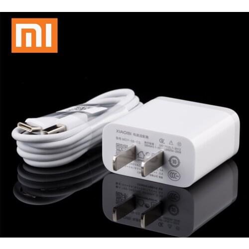 For XIAOMI Mi 9 9T QC3.0 Fast Charger Adapter USB TYPE-C Cable For Mi 9 pro 8 SE a2 a1 6 f1 mix 2 2s Redmi Note 8 7 K20 Pro