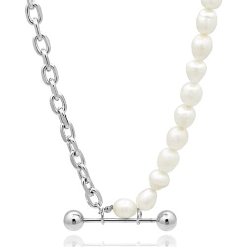 Natural Freshwater Pearl Beads Choker Baroque pearl Jewelry Gift Women Wholesale 2021 trend