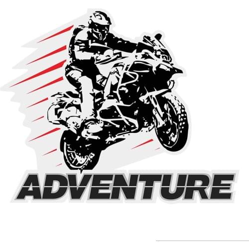 For BMW KTM Benelli Suzuki Yamaha Honda Top Side panniers Luggage Aluminium Box case Motorcycle Stickers ADV Adventure Trunk