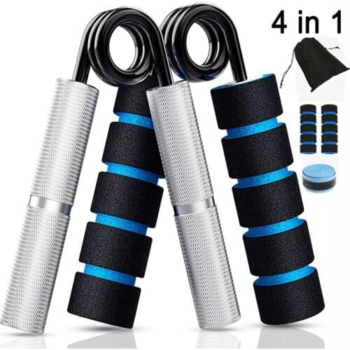 Home Rehabilitation Muscles Training Hand Grip Stainless Steel Wrist Strengthener Exerciser Forearm Fingers Heavy Grip Fitness