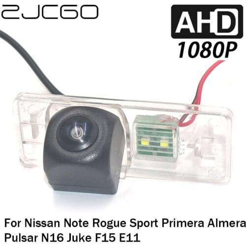 ZJCGO Car Rear View Reverse Backup Parking Reversing Camera for Nissan Note Rogue Sport Primera Almera Pulsar N16 Juke F15 E11