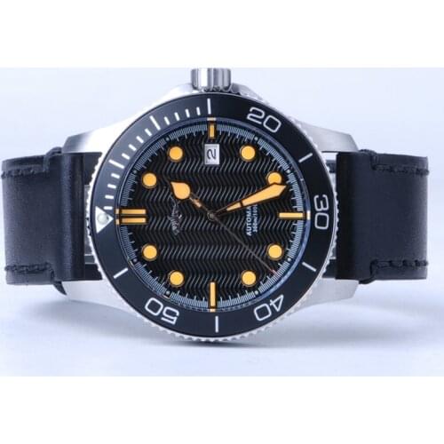 HEIMDALLR NH35 Mens Automatic Watch Sapphire Crystal Waterproof Japan Movement Mens Luminous Mechanical Watches