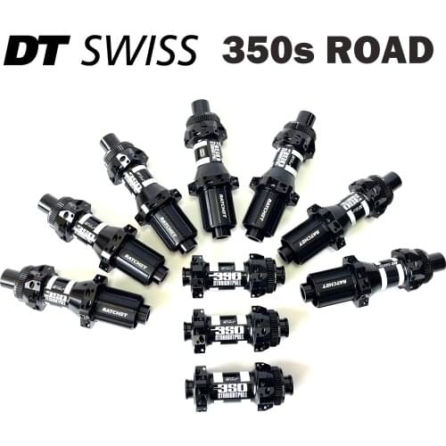 Original DT Swiss 350 hub road disc bicycle brake hubs, straight rolling and, super light axis loskdrum central 24h