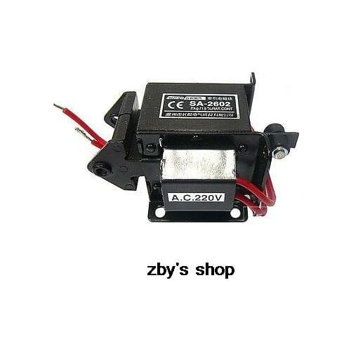 SA-2602 220V 110V Stroke 15mm AC Tractive Solenoid Electromagnet 2KG 20N Force