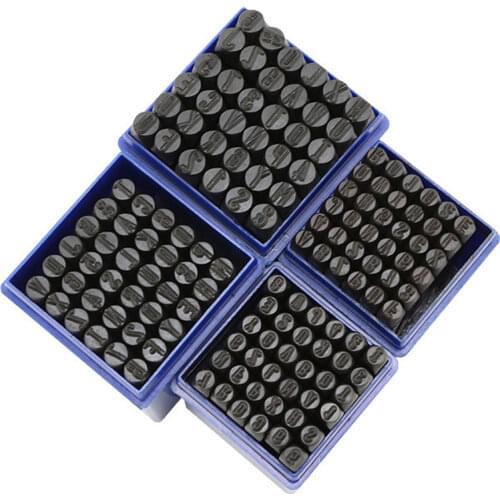 36pcs 3/4/5/6mm Leather Alphabet Number Stamping Steel Letter Punch Stamp Pressing Kit For DIY Metal Belt Leather Stamp Tool