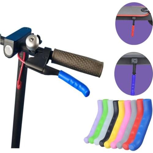 For Xiaomi mijia M365 Pro Electric sccoter Brake Handle Cover Silicone Grips Handlebar Protect Cover sccoter Accessories 2PCS