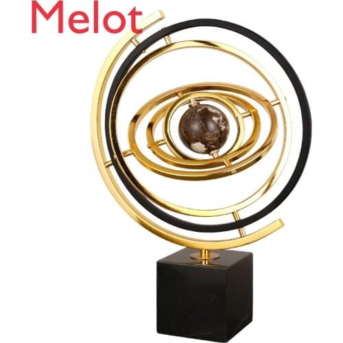 Light Luxury Decoration Creative Earth Instrument Office Living Room Desktop TV Cabinet Wine Cabinet Decorations