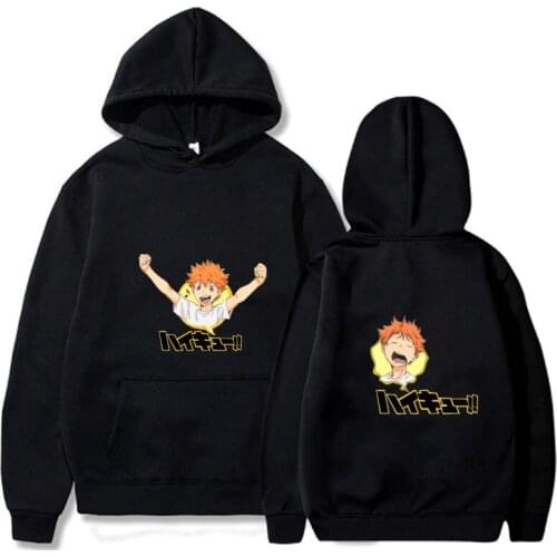 Haikyuu Japanese Anime Hoodies Fashion Pullovers Men With Pockets Tops Men