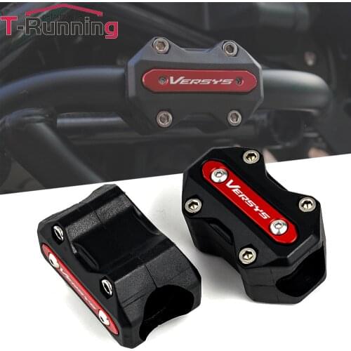 Motorcycle Engine Bumper Protector Crash Bar Decorative Block For Kawasaki Versys 650 X300 Versys1000 2008-2019 2010 2018 2020
