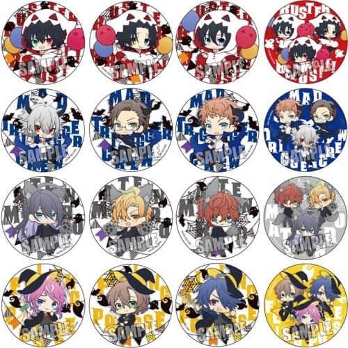 1pc 58mm Division Rap Battle Cosplay Badges DRP ill-DOC Jirou Ichiro Lawson Brooch Pins Icon Badges