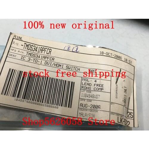 TMDS341APFCR TQFP 100% new originaI 10PCS-300PCS/LOT STOCK