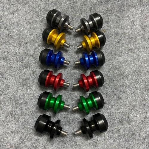 2pcs Motorcycle CNC Swingarm Swing Arm Spools Sliders For KAWASAKI NINJA250 NINJA300 NINJA400 Z250 Z300 Z400 NINJA600 Z700 Z800