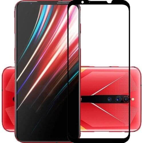 25 Pcs/Lot Full Cover Screen Protectors For ZTE Nubia Red Magic 5G Scratch Proof Protective Film Tempered Glass For Red Magic 5G