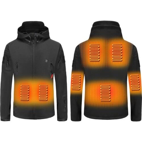 5V/2A Adjustable Heating Setting Heating Jacket Lightweight 12 Heating Zones Comfortable Electric Clothing
