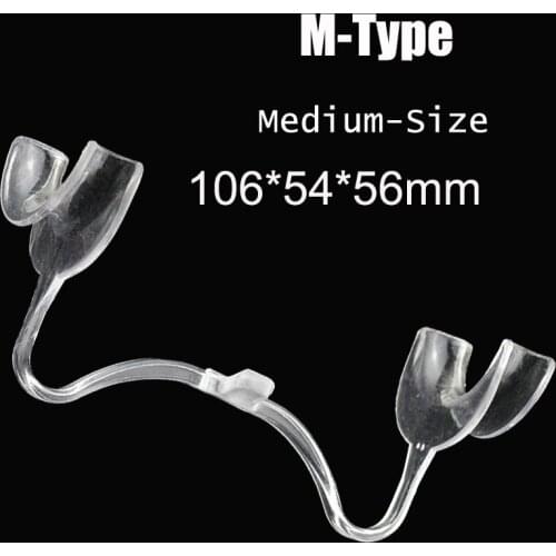 500pcs clear M Shape size M Cheek Retractor