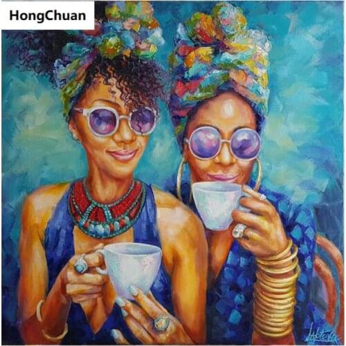 5D fashion girl DIY square/round diamond painting cross stitch needlework home decoration mural mosaic diamond embroidery gifts