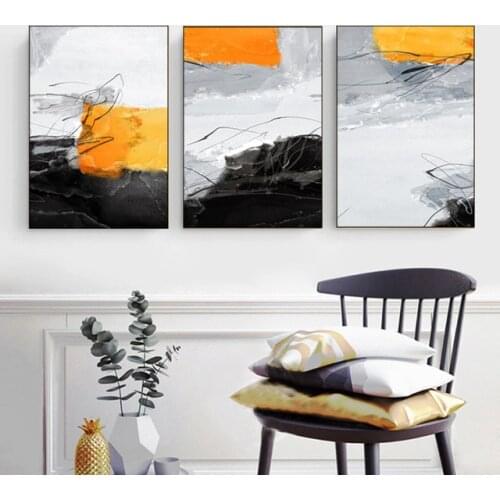 Abstract Landscape Pictures 3 Panels Art Posters Decorative Canvas Painting On The Wall For Living Room Home Decoration No Frame